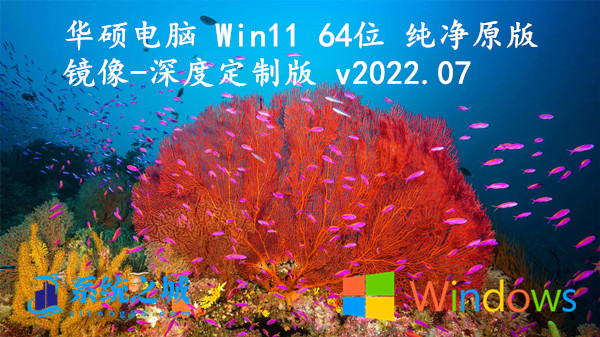 华硕电脑 Win11 64位 纯净原版镜像-深度定制版 v2023.08