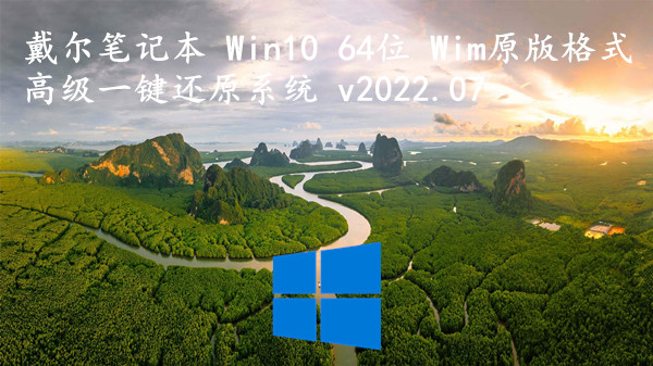 戴尔笔记本 Win10 64位 Wim原版格式_高级一键还原系统 v2023.10