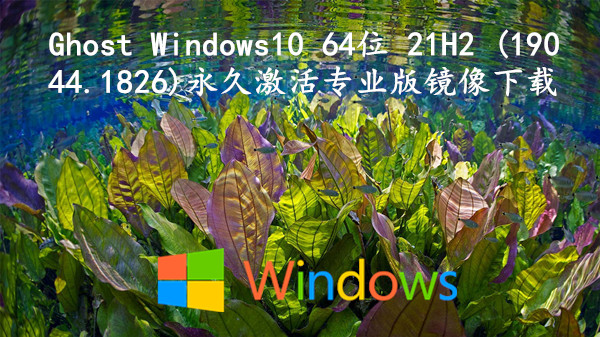 Ghost Windows10 64位 21H2 (19044.1826) 永久激活专业版镜像下载
