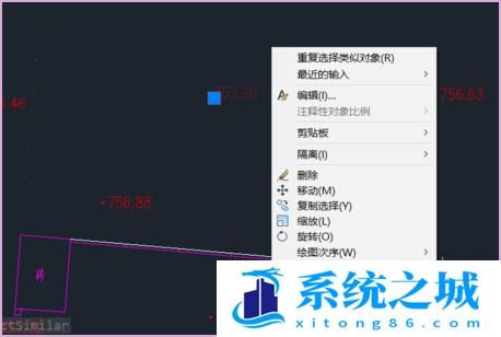 CAD2020中怎样选择某一区域内的图形？