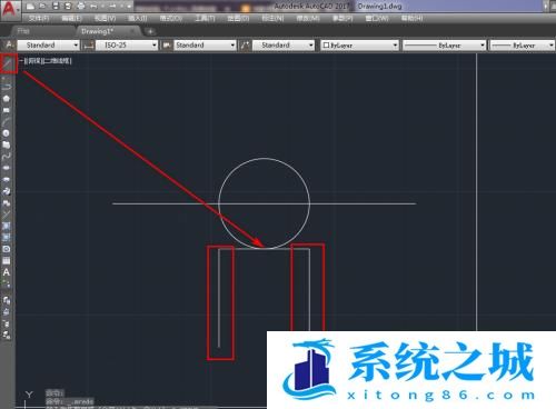 使用CAD绘制电杆帮桩