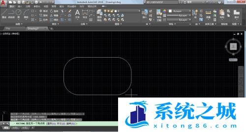 AutoCAD2019怎么画矩形和矩形怎么让直角变圆角？