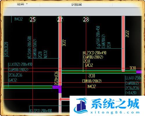 gtj中怎么识别CAD图纸中的梁？