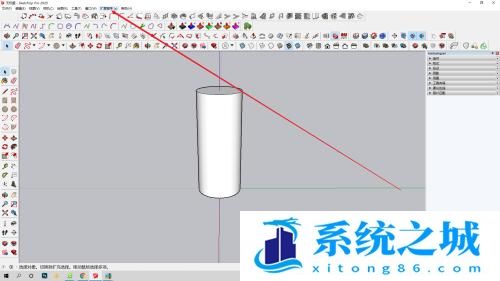 草图大师如何在使用扩展程序绘制墙体？