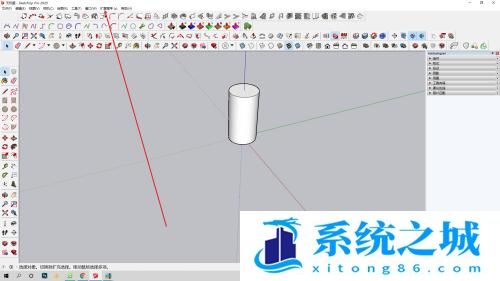 草图大师如何在使用扩展程序攒尖屋顶？