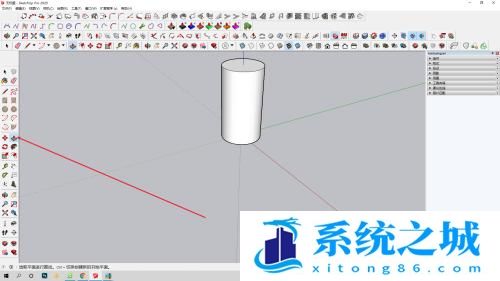 草图大师如何在使用扩展程序攒尖屋顶？