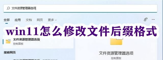 win11怎么修改文件后缀格式_win11怎么修改文件后缀名