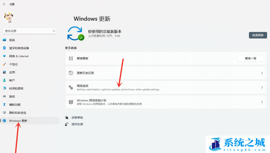 Win11,传递优化,系统更新步骤