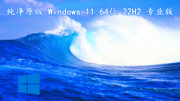 纯净原版 Windows 11 64位 22H2 专业版 提高效率游戏性能 v2023.01