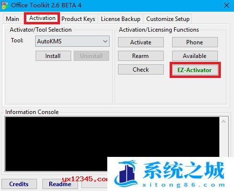 以管理员身份运行“microsoft toolkit.exe”打开，随后选择激活就OK了。